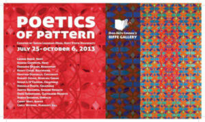Poetics of Pattern postcard