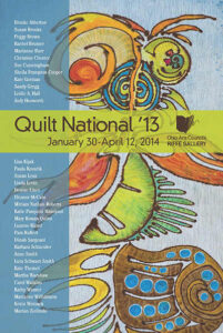 Quilt National '13 postcard